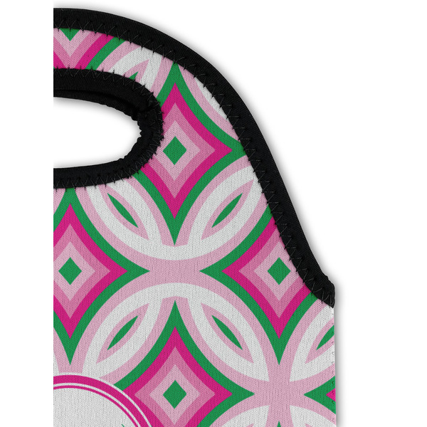 Linked Circles & Diamonds Double Wine Tote - Detail 1 (new)