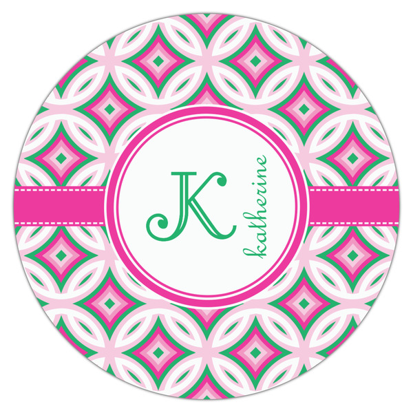 Linked Circles & Diamonds Drink Topper - Large - Single