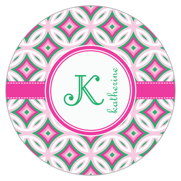 Linked Circles & Diamonds Drink Topper - Small - Single