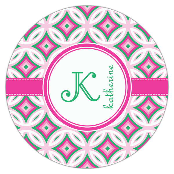 Linked Circles & Diamonds Drink Topper - XLarge - Single