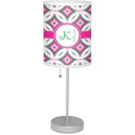 Linked Circles & Diamonds Lamp with Drum Shade (Personalized)