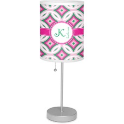 Linked Circles & Diamonds 7" Drum Lamp with Shade (Personalized)