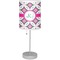 Linked Circles & Diamonds Lamp with Drum Shade (Personalized)