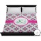 Linked Circles & Diamonds Duvet Cover - King (Personalized)