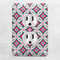 Linked Circles & Diamonds Electric Outlet Plate - LIFESTYLE