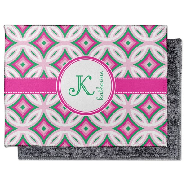 Linked Circles & Diamonds Electronic Screen Wipe - Flat