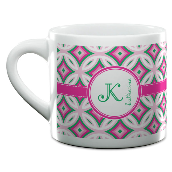 Linked Circles & Diamonds Espresso Cup - 6oz (Double Shot) (MAIN)