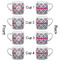 Linked Circles & Diamonds Espresso Cup - 6oz (Double Shot Set of 4) APPROVAL