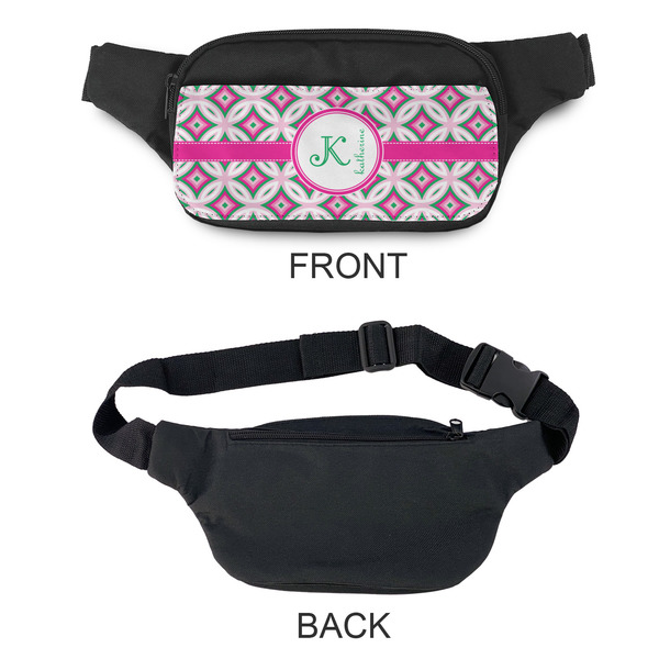 Linked Circles & Diamonds Fanny Packs - APPROVAL
