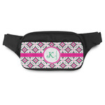 Linked Circles & Diamonds Fanny Pack - Modern Style (Personalized)