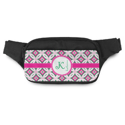 Linked Circles & Diamonds Fanny Pack (Personalized)