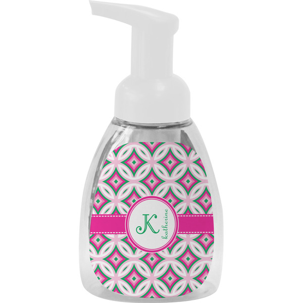Custom Linked Circles & Diamonds Foam Soap Bottle (Personalized)