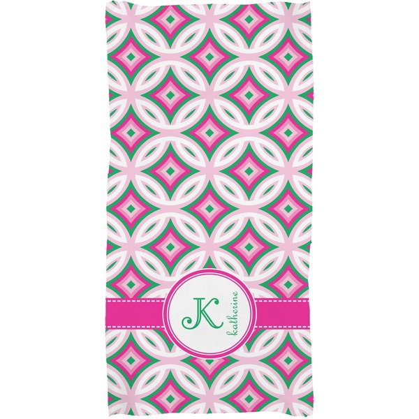 Linked Circles & Diamonds Full Sized Bath Towel - Apvl