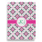 Linked Circles & Diamonds Garden Flags - Large - Double Sided - BACK