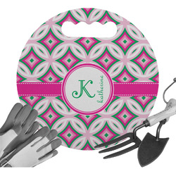 Linked Circles & Diamonds Gardening Knee Cushion (Personalized)