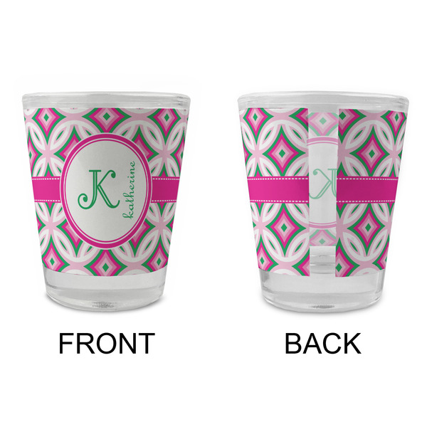 Linked Circles & Diamonds Glass Shot Glass - Standard - APPROVAL