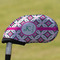 Linked Circles & Diamonds Golf Club Cover - Front