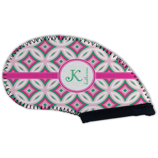 Linked Circles & Diamonds Golf Club Covers - BACK
