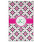 Linked Circles & Diamonds Golf Towel - Poly-Cotton Blend w/ Name and Initial