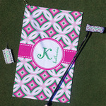 Linked Circles & Diamonds Golf Towel Gift Set (Personalized)