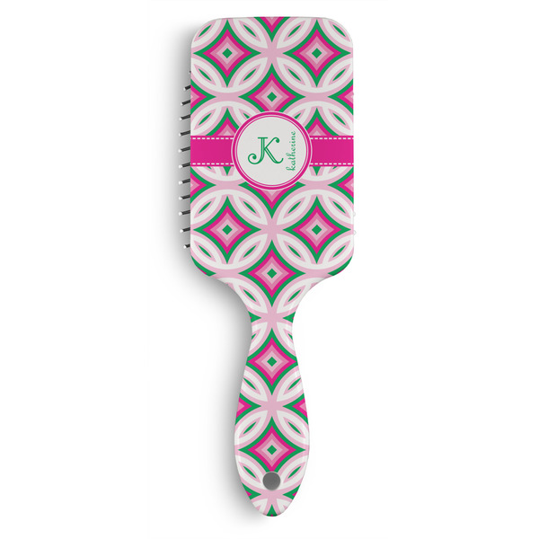 Custom Linked Circles & Diamonds Hair Brushes (Personalized)