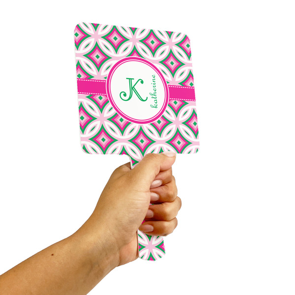 Linked Circles & Diamonds Hand Mirrors - Alt View