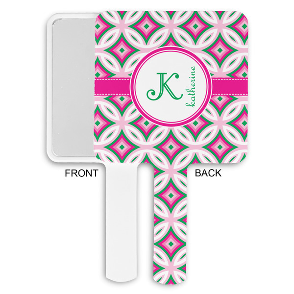 Linked Circles & Diamonds Hand Mirrors - Approval
