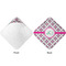 Linked Circles & Diamonds Hooded Baby Towel- Approval