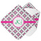Linked Circles & Diamonds Hooded Baby Towel- Main