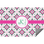 Linked Circles & Diamonds Indoor / Outdoor Rug - 8'x10' (Personalized)