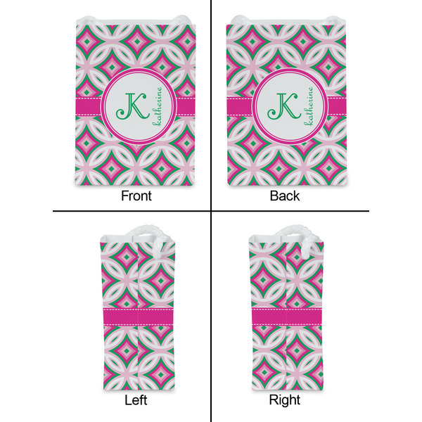 Linked Circles & Diamonds Jewelry Gift Bag - Matte - Approval