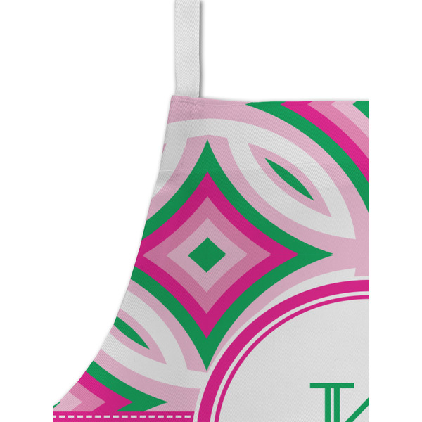 Linked Circles & Diamonds Kid's Aprons - Detail