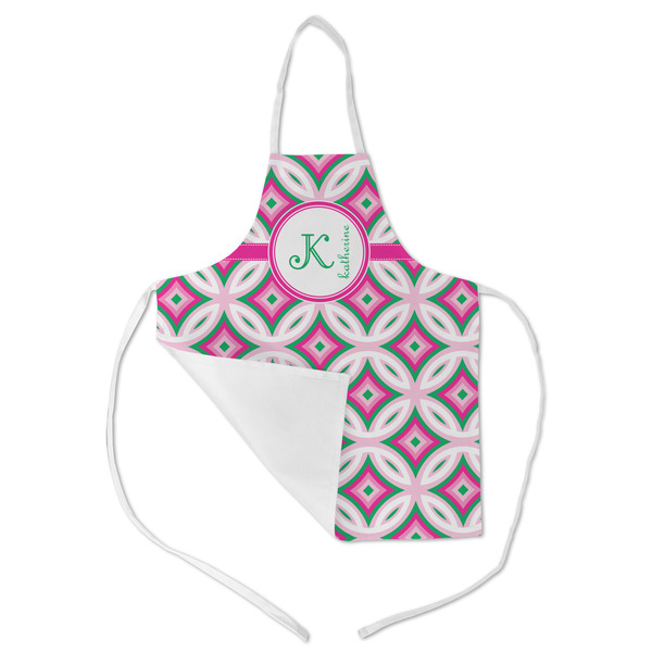 Linked Circles & Diamonds Kid's Aprons - Medium - Main (med/lrg)