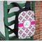 Linked Circles & Diamonds Kids Backpack - In Context