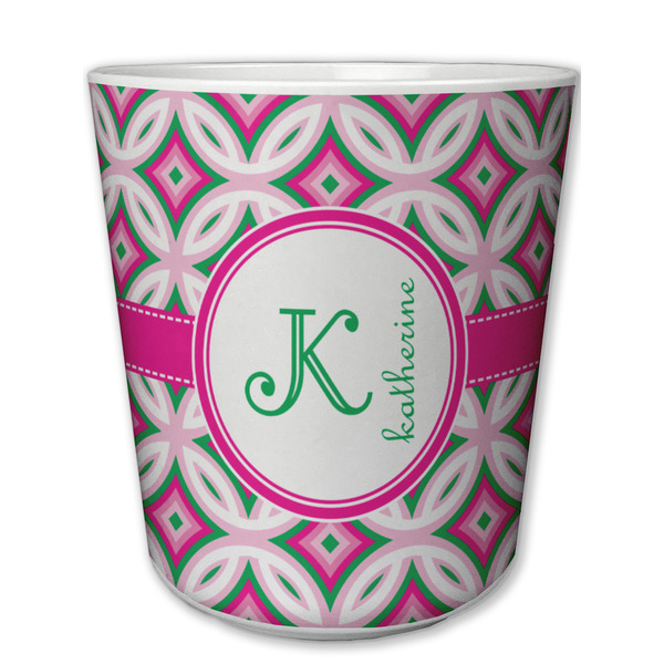Custom Linked Circles & Diamonds Plastic Tumbler 6oz (Personalized)