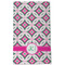 Linked Circles & Diamonds Kitchen Towel - Poly Cotton - Full Front