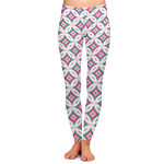Linked Circles & Diamonds Ladies Leggings - Large