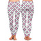 Linked Circles & Diamonds Ladies Leggings - Front and Back