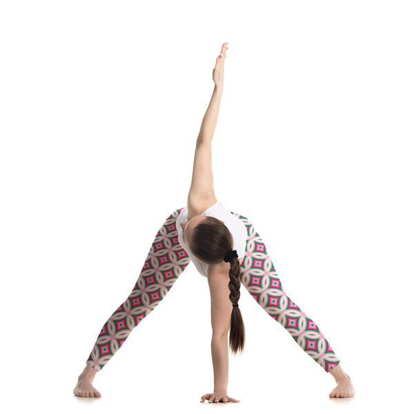 Linked Circles & Diamonds Ladies Leggings - LIFESTYLE