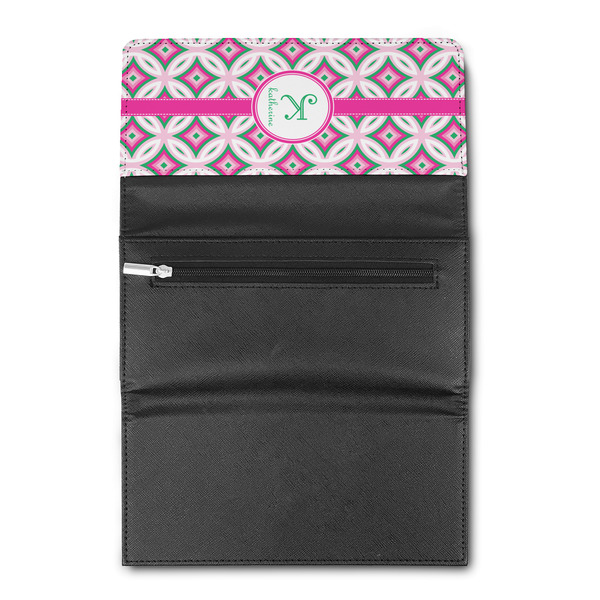 Linked Circles & Diamonds Ladies Wallet (Open)
