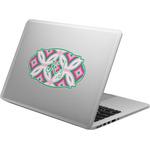 Linked Circles & Diamonds Laptop Decal (Personalized)