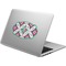 Linked Circles & Diamonds Laptop Decal (Personalized)