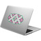 Linked Circles & Diamonds Laptop Decal (Personalized)