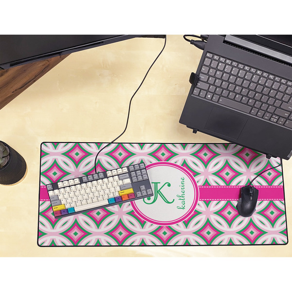 Linked Circles & Diamonds Large Gaming Mats - LIFESTYLE