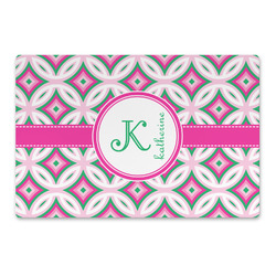 Linked Circles & Diamonds Large Rectangle Car Magnet (Personalized)