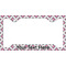Linked Circles & Diamonds License Plate Frame - Style C
