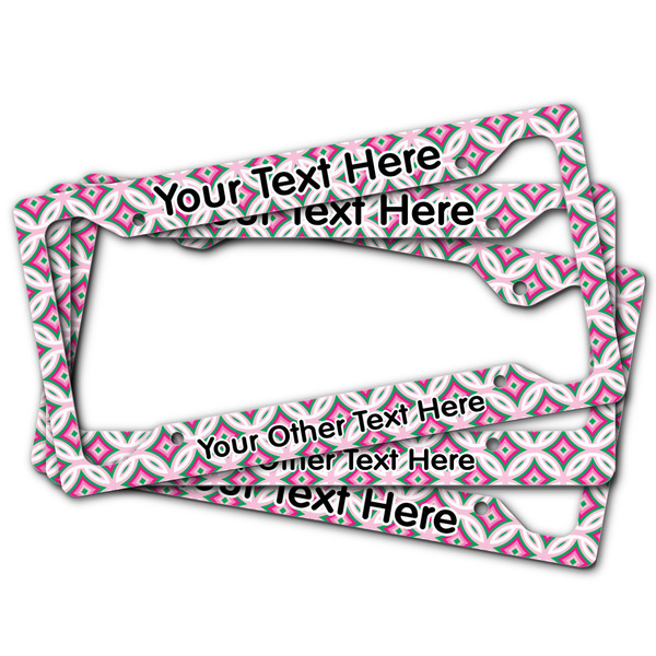 Linked Circles & Diamonds License Plate Frames - (PARENT MAIN)