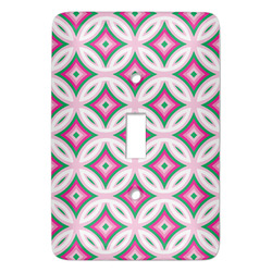 Linked Circles & Diamonds Light Switch Cover (Personalized)