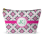 Linked Circles & Diamonds Makeup Bag (Personalized)