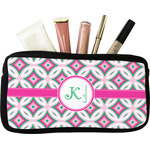 Linked Circles & Diamonds Makeup / Cosmetic Bag (Personalized)